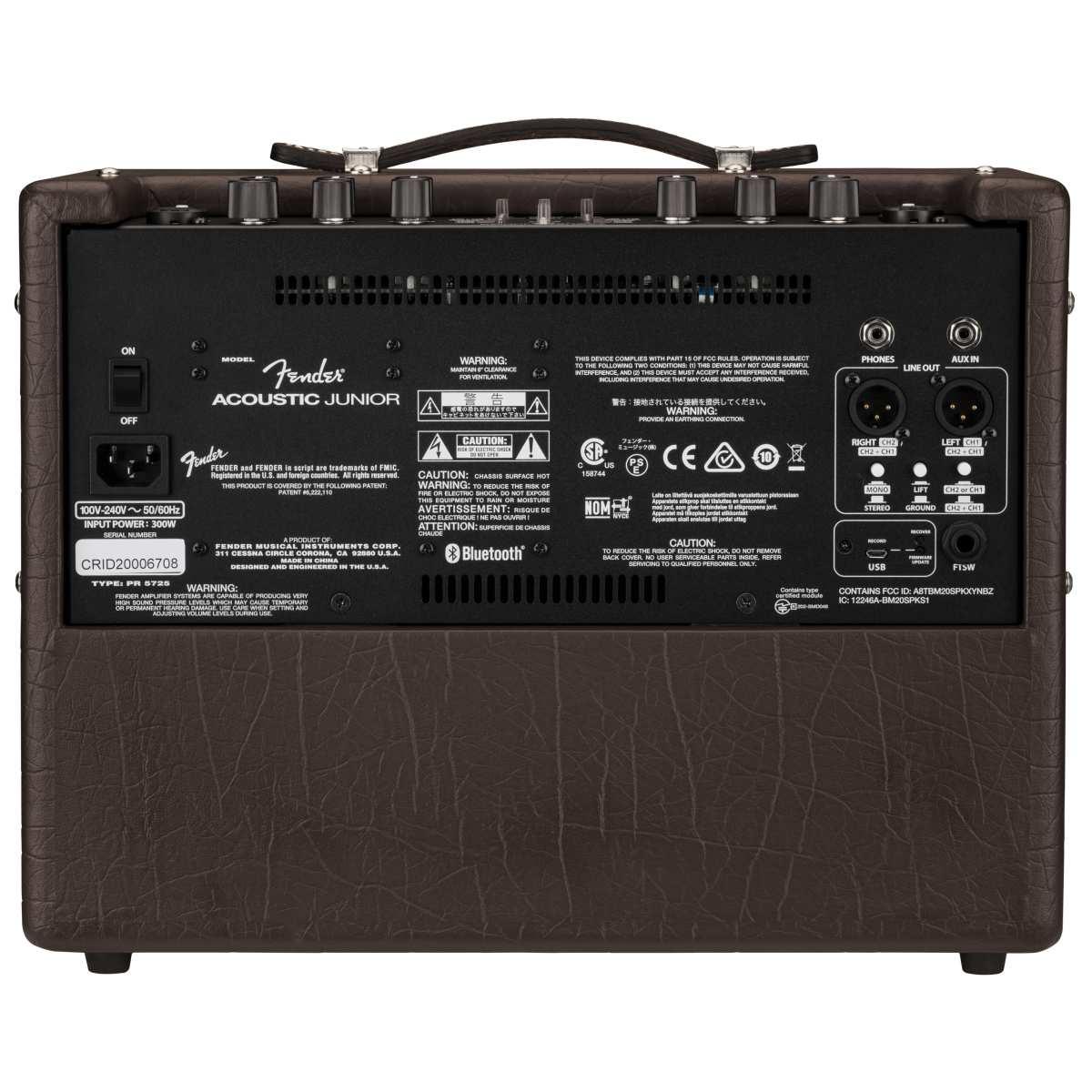 Fender acoustic junior amplificatore per chitarra acustica