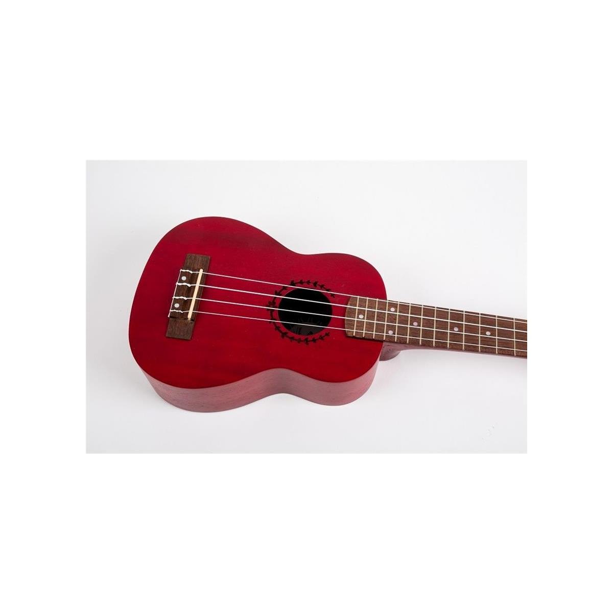 Bumblebee bus23 ukulele soprano rosso