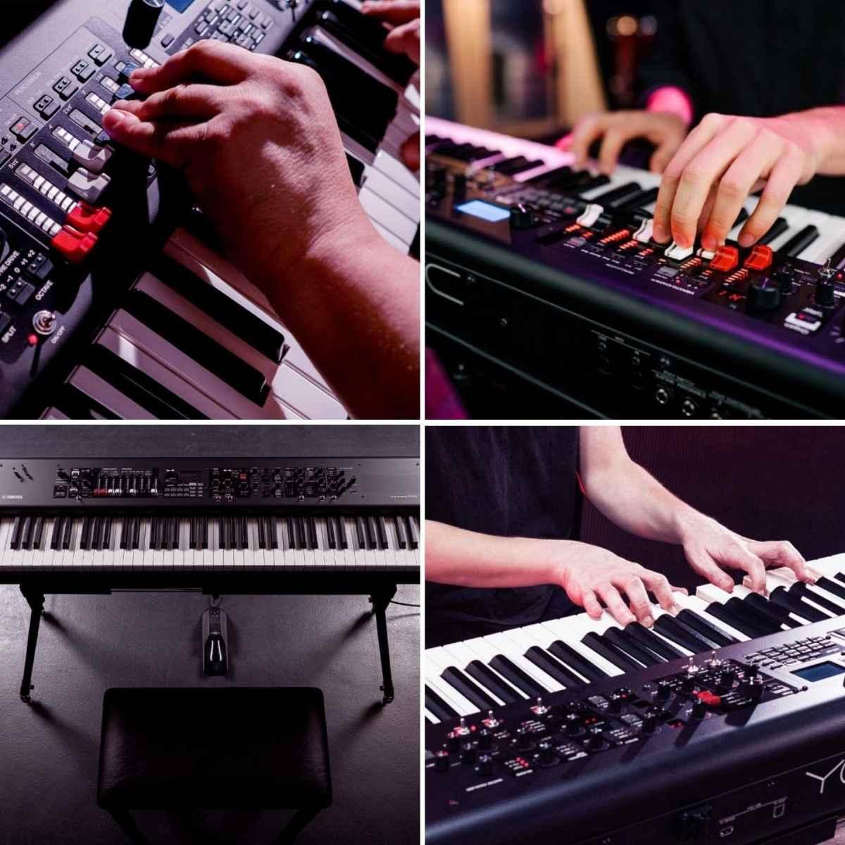 Yamaha yc88 organo digitale e stage piano 88 tasti hammer action con triplo sensore