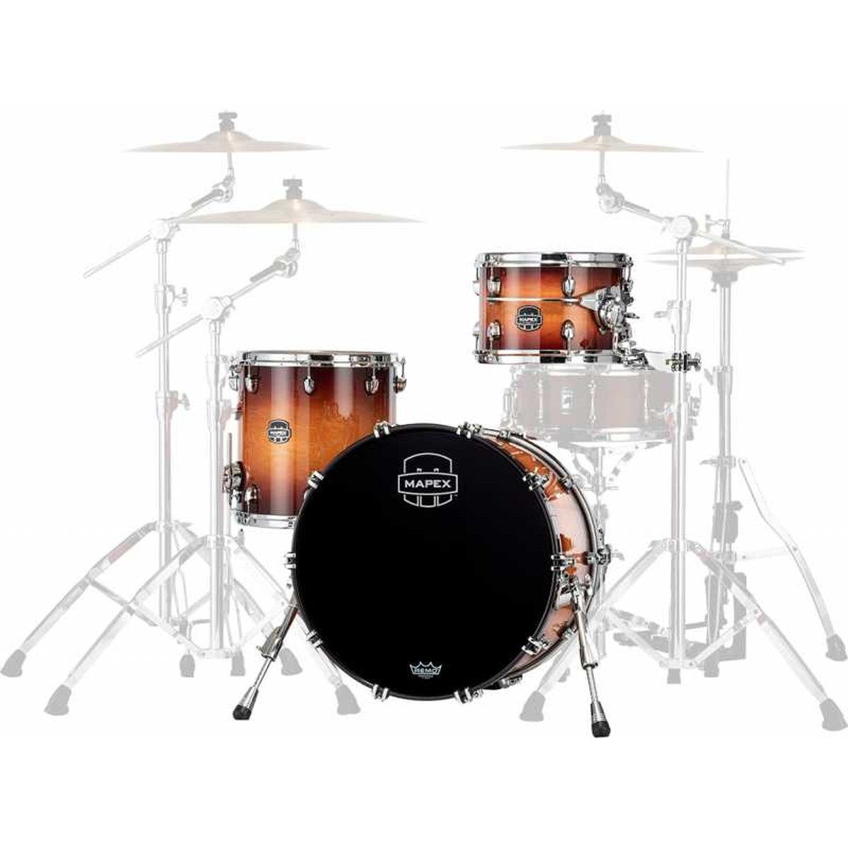 Mapex se401xhpo saturn evolution hybrid straight ahead 3 pezzi exotic sunburst