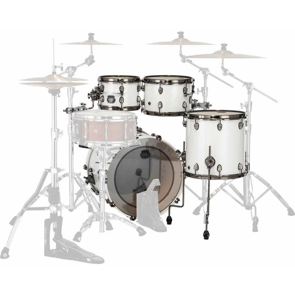 Mapex se504xbbpi saturn evolution birch fusion 4 pezzi polar white
