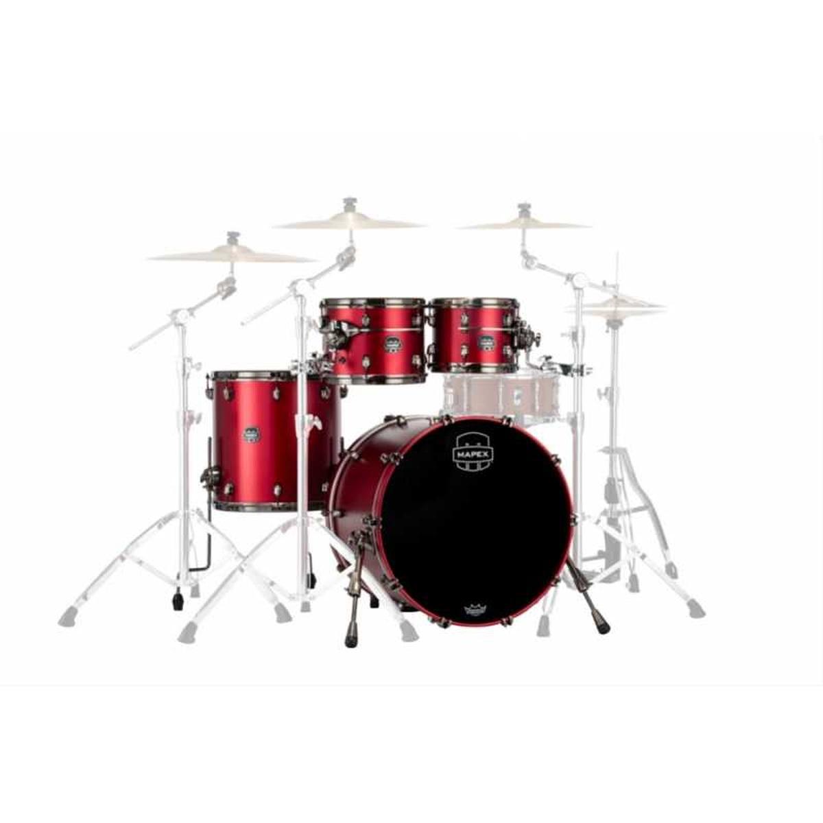 Mapex se529xmbpa saturn evolution maple rock 4 pezzi tuscan red