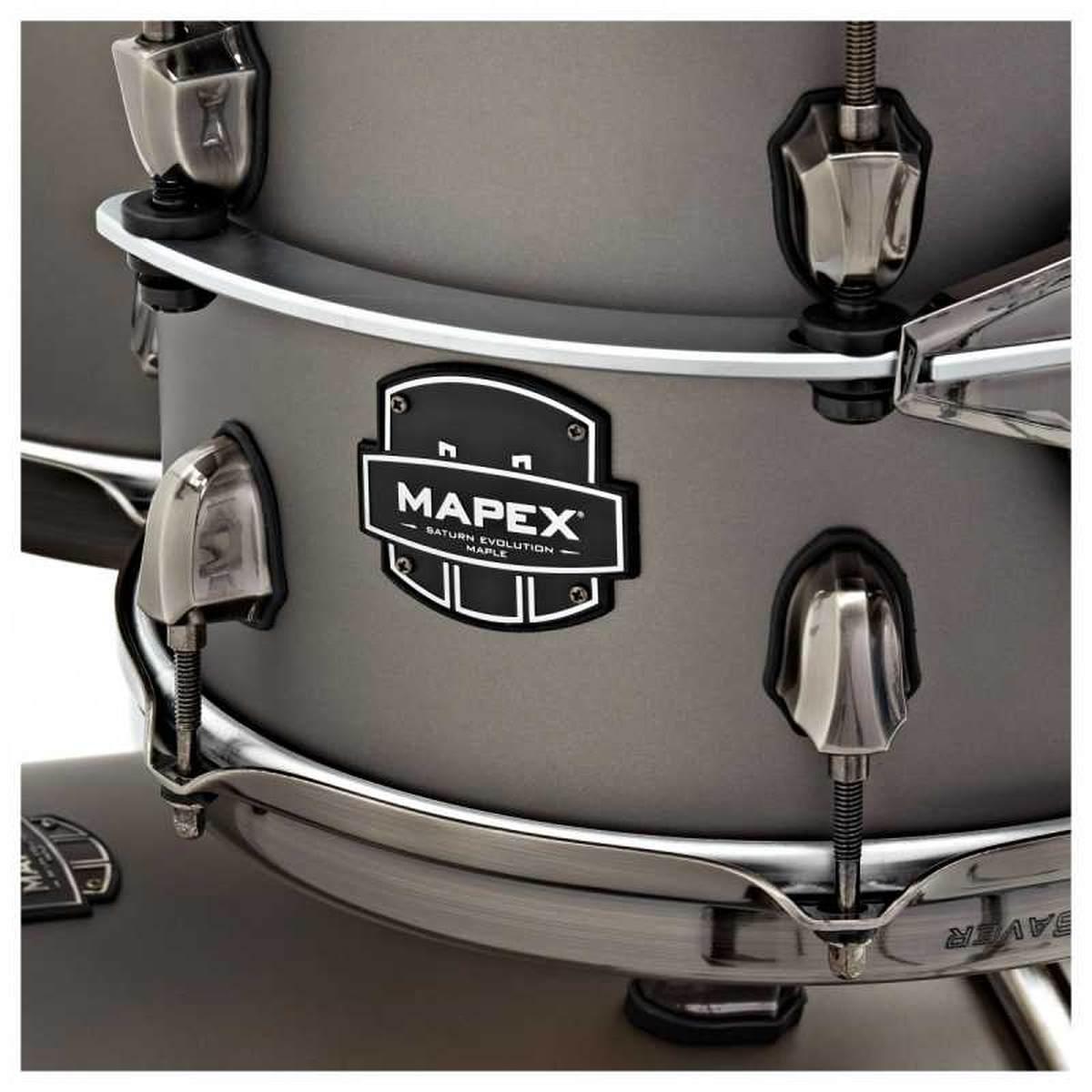 Mapex se529xmbpg saturn evolution maple rock 4 pezzi gun metal grey