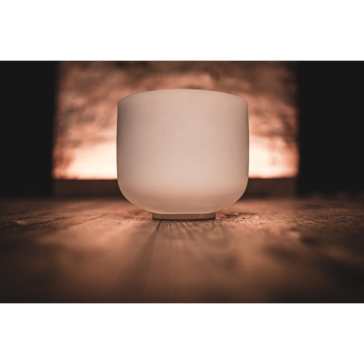 SONIC ENERGY CSB10F CAMPANA TIBETANA IN CRISTALLO DA 10" NOTA FA4 CHAKRA DEL CUORE