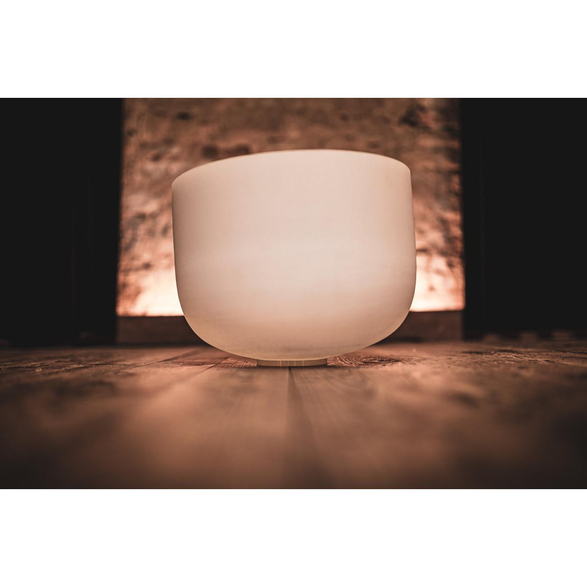 SONIC ENERGY CSB14C CAMPANA TIBETANA IN CRISTALLO DA 14" NOTA C4 CHAKRA DELLA RADICE