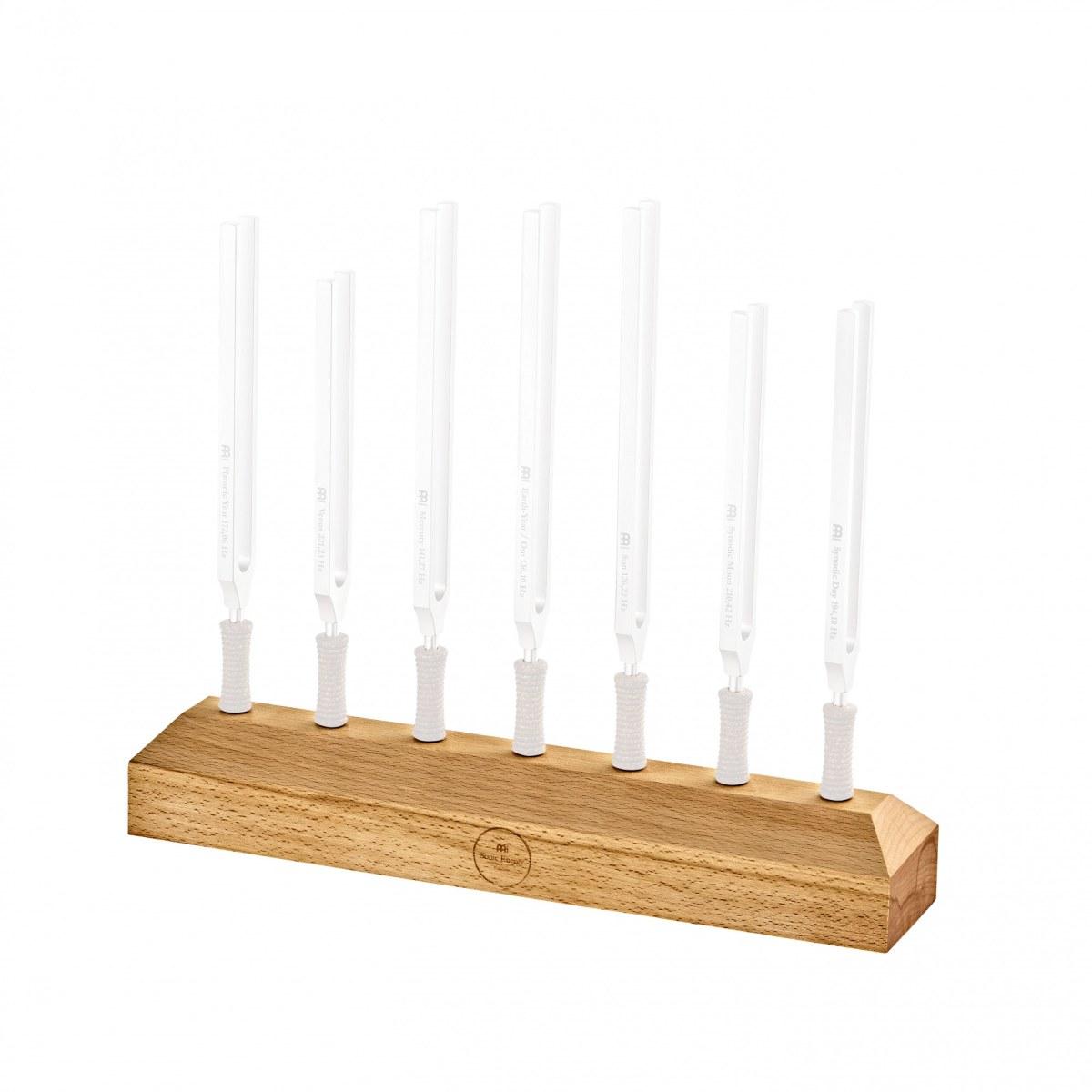 Sonic energy ttf-holder-7 supporto in legno per 7 diapason terapeutici