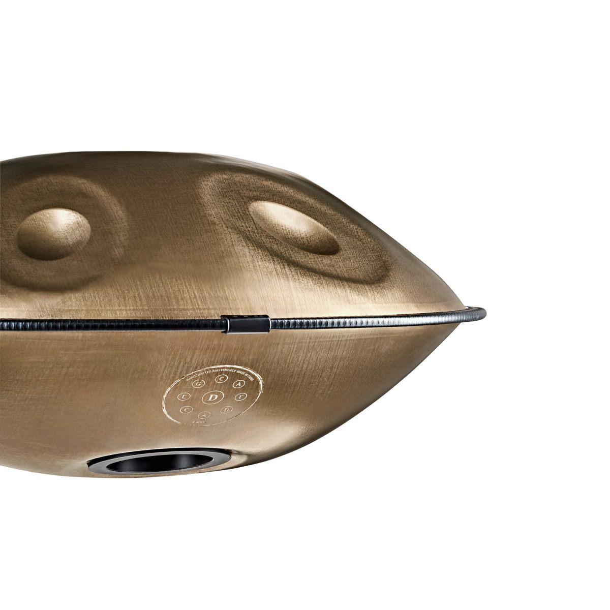 Sonic energy hpstl91 d amara handpan 9 note vintage gold