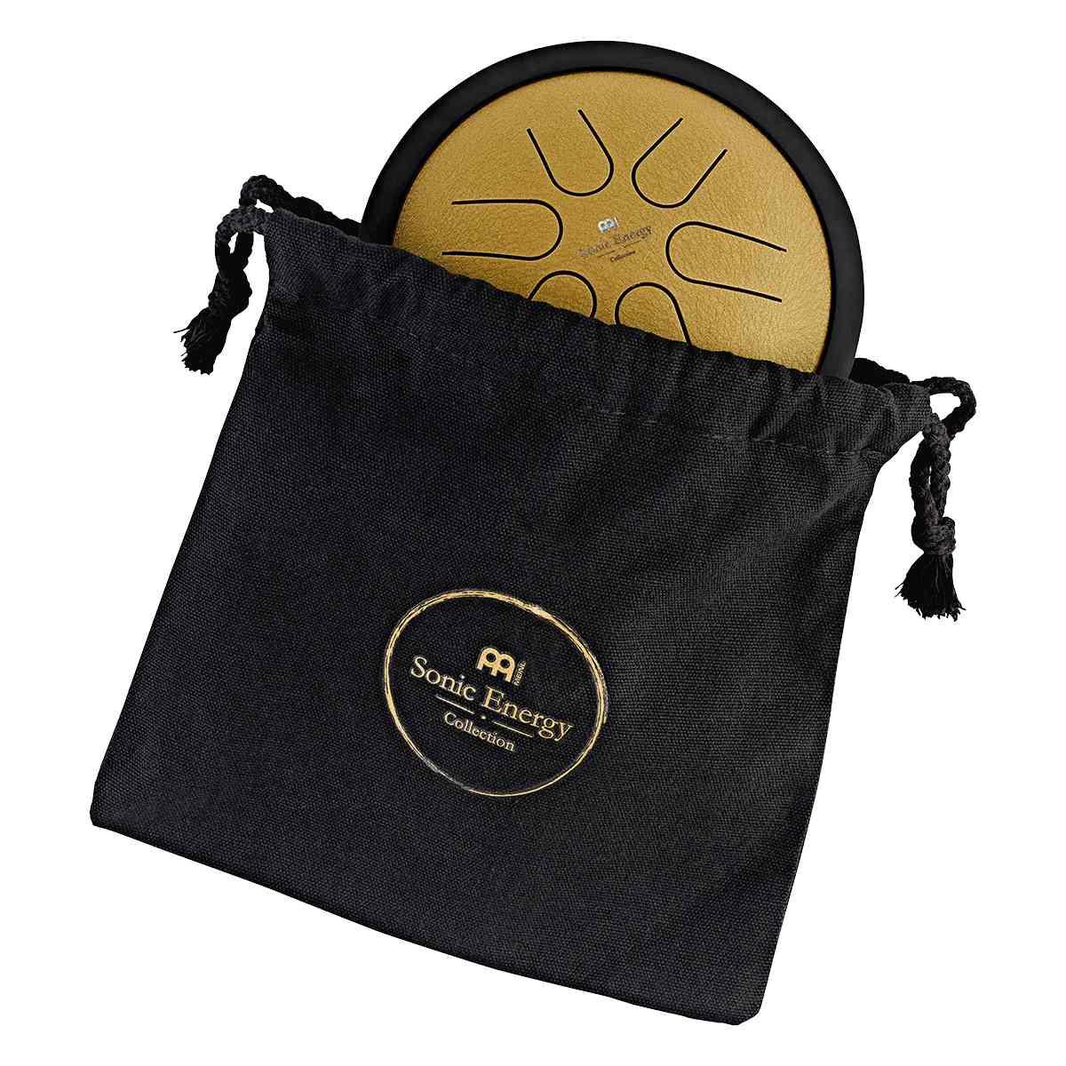 SONIC ENERGY MSTD3G MINI STEEL TONGUE DRUM DA 6" SI MAGGIORE, ORO