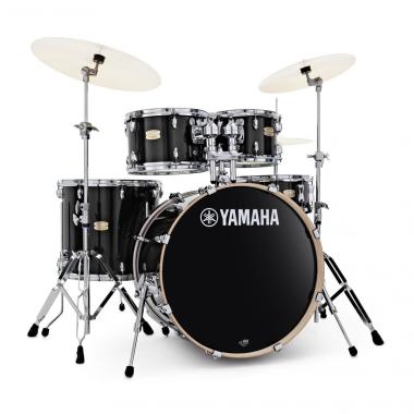 Yamaha stage custom standard 22 raven black + hardware hw780