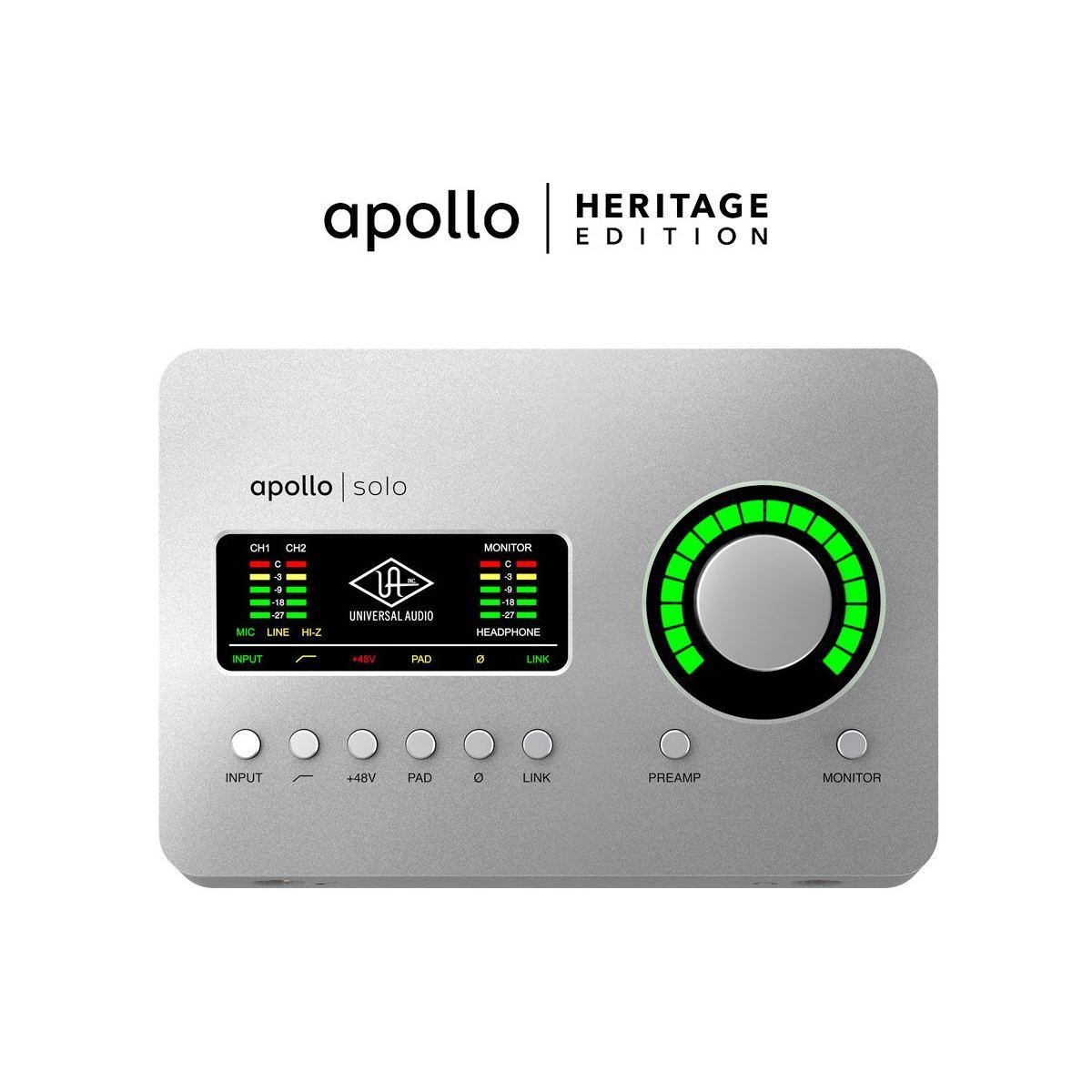 UNIVERSAL AUDIO Apollo Solo USB | Heritage Edition