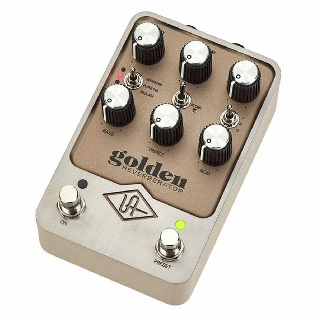 UNIVERSAL AUDIO UAFX Golden Reverberator Stereo Effects Pedal
