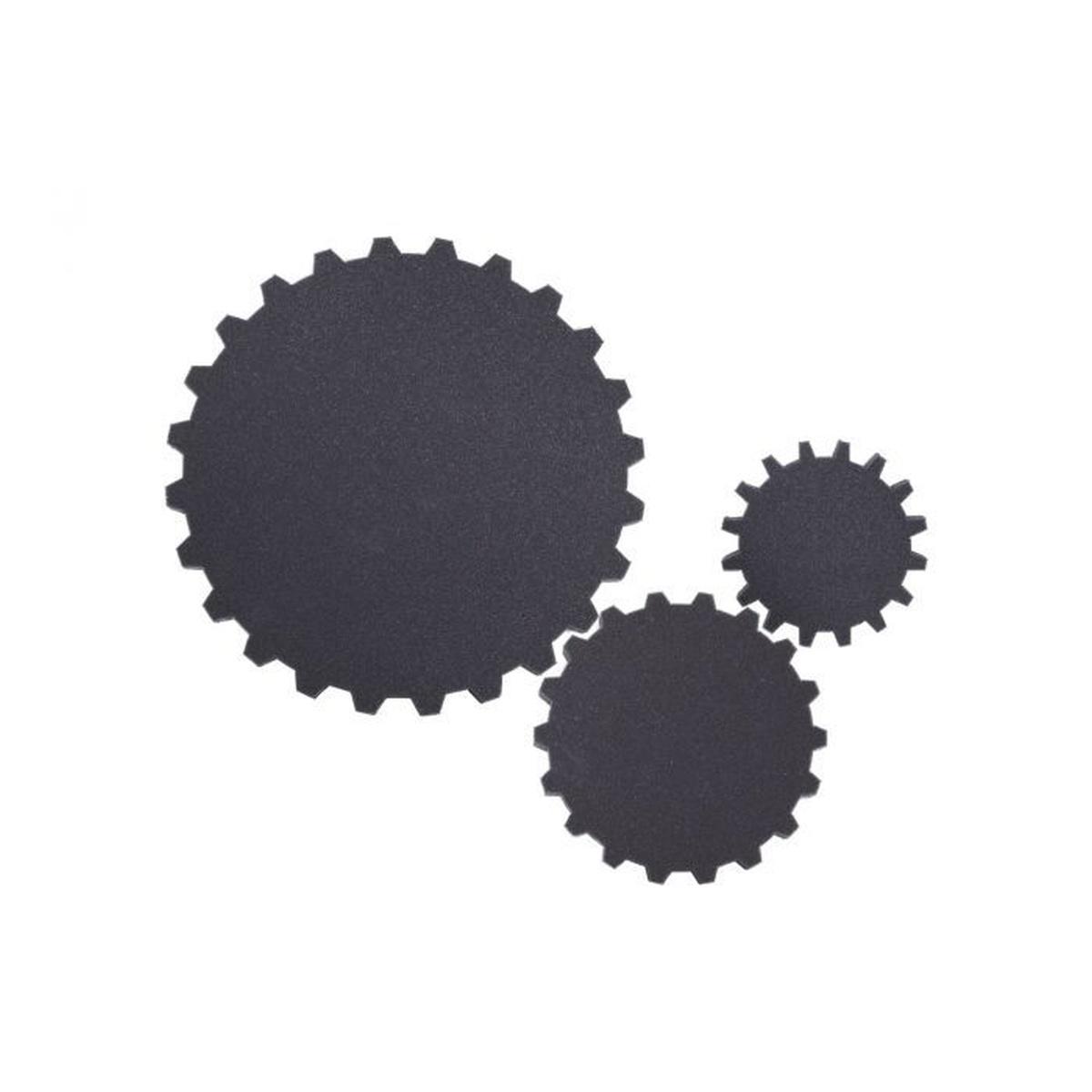 Keyhelm d25 set 3 pannelli fonoassorberti grigio antracite