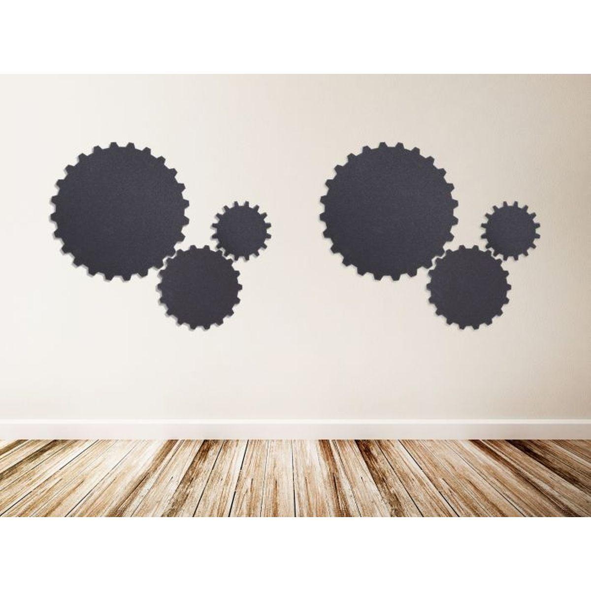 Keyhelm d25 set 3 pannelli fonoassorberti grigio antracite