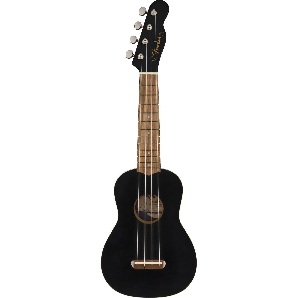 Fender venice ukulele soprano black