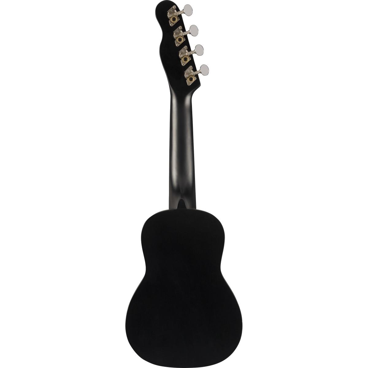 Fender venice ukulele soprano black