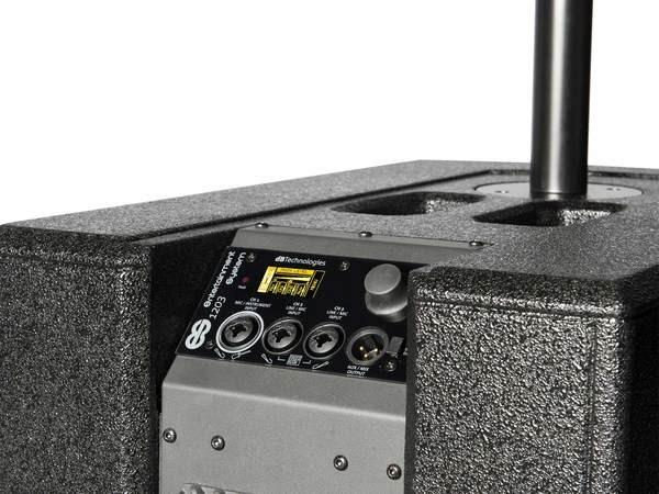 Db technologies es1203 sistema audio stereo bluetooth con 2 satelliti / subwoofer tri-amplificato 2400w