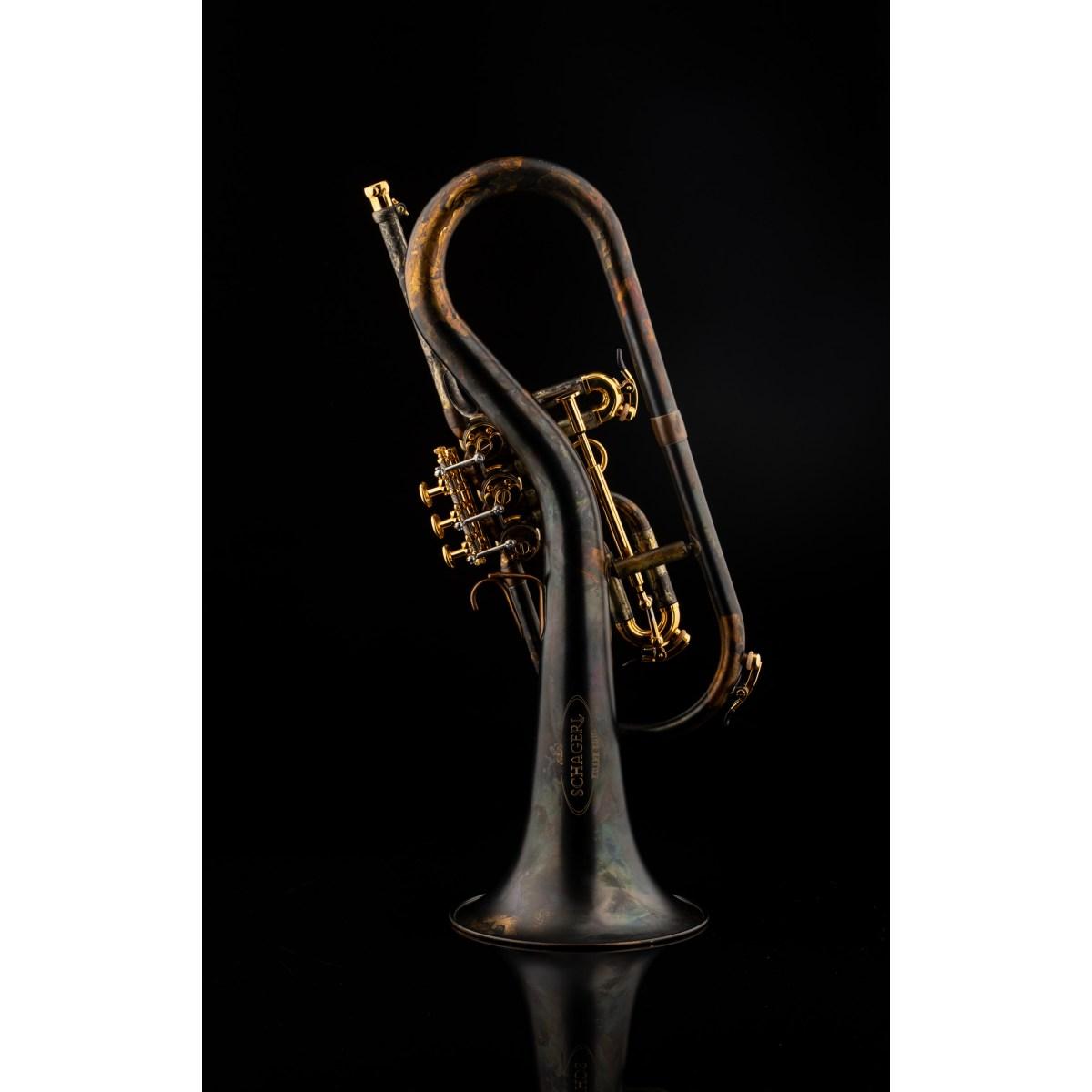 Schagerl killerqueen meister flicorno vintage lacquered gold plated