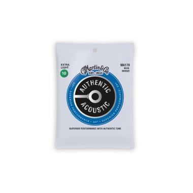 Martin ma170 set di corde per chitarra acustica bronze 10-47