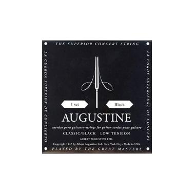 Augustine set di corde per chitarra classica black label low tension