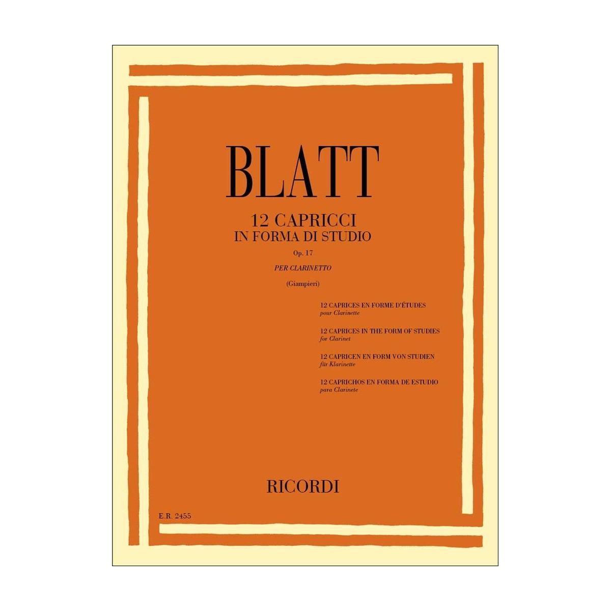 12 capricci in forma di studio op.17 blatt 27