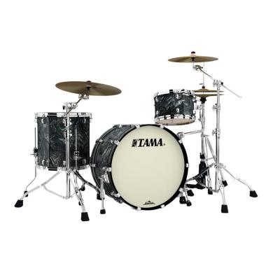 TAMA MR32CZS-CCL Starclassic Maple 3-pezzi shell pack cassa 22, Chrome Shell Hardware CHARCOAL SWIRL