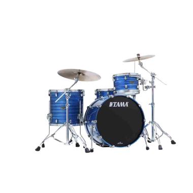 TAMA WBS32RZS-LOR Starclassic Walnut/Birch 3-pezzi shell pack cassa 22 LACQUER OCEAN BLUE RIPPLE