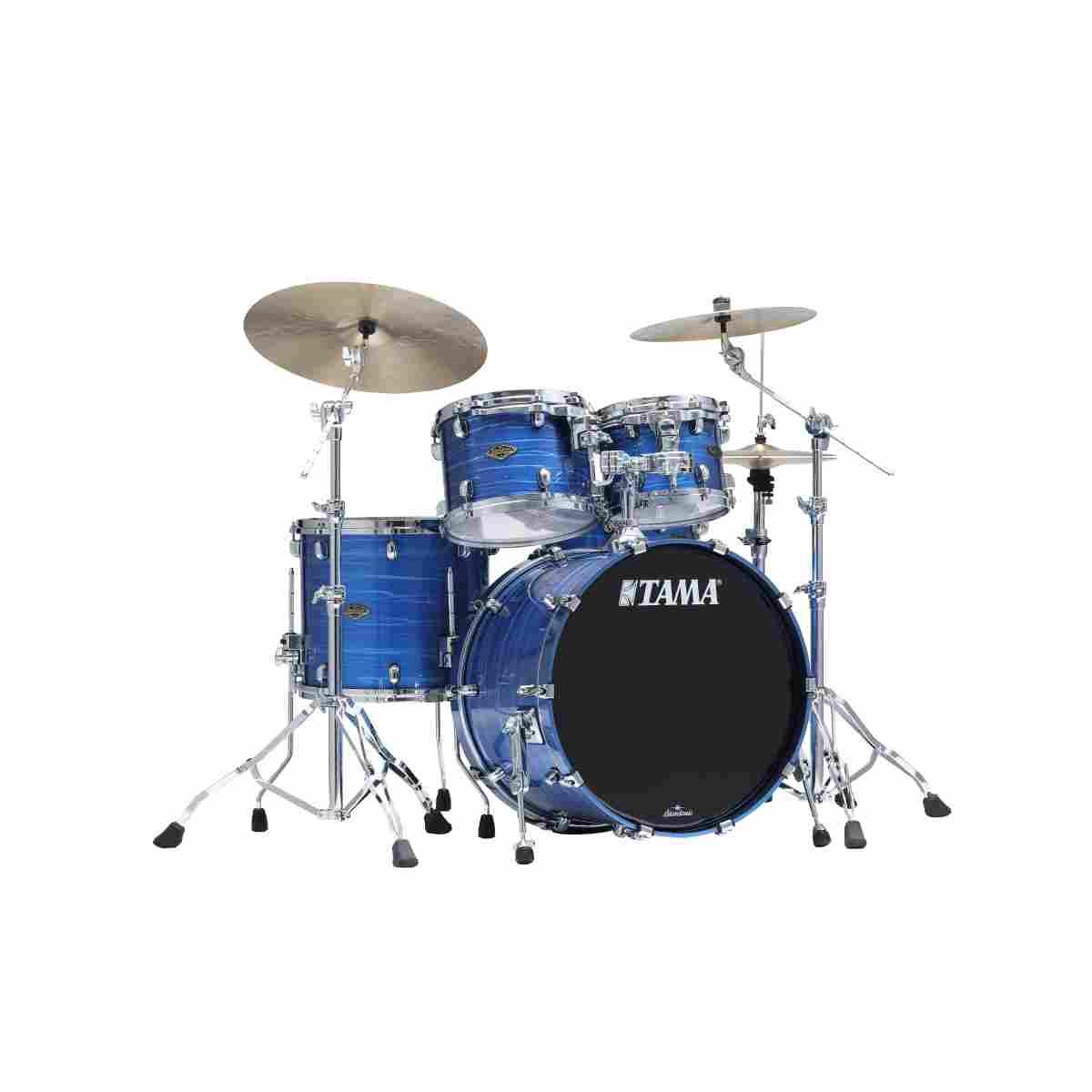TAMA WBS42S-LOR Starclassic Walnut/Birch 4-pezzi shell pack cassa 22 LACQUER OCEAN BLUE RIPPLE