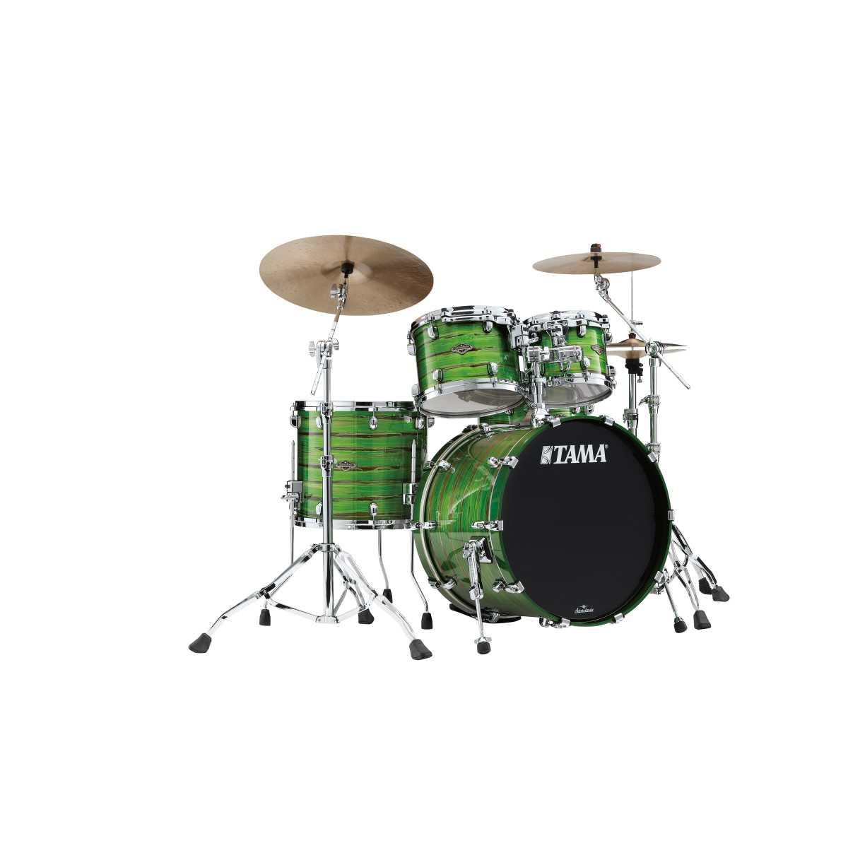 TAMA WBS42S-LSO Starclassic Walnut/Birch 4-pezzi shell pack cassa 22 LACQUER SHAMROCK OYSTER