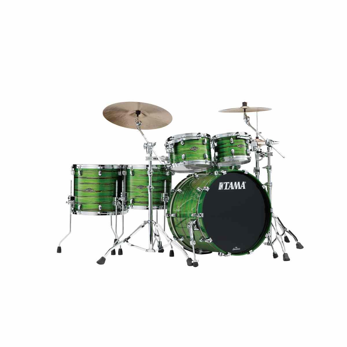 TAMA WBS52RZS-LSO Starclassic Walnut/Birch 5-pezzi shell pack cassa 22 LACQUER SHAMROCK OYSTER