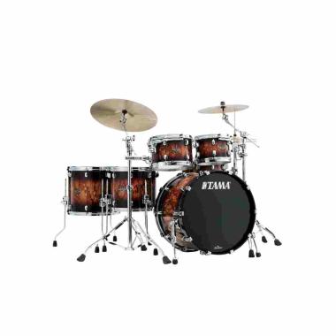 TAMA WBS52RZS-MBR Starclassic Walnut/Birch 5-pezzi shell pack cassa 22 MOLTEN BROWN BURST