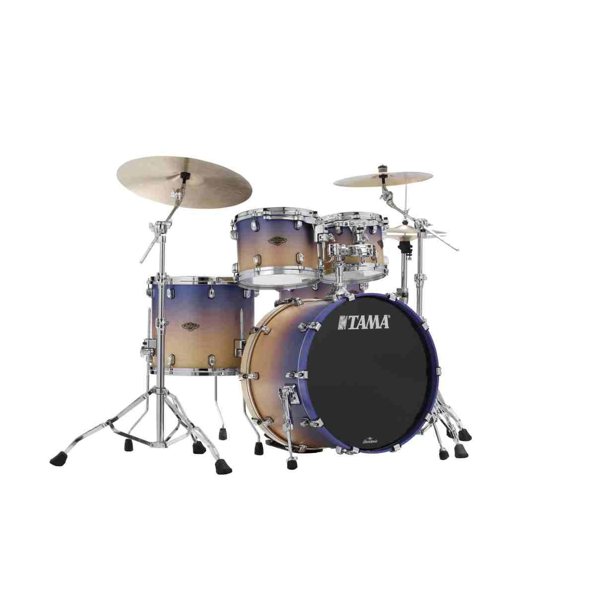 TAMA WBS42S-SAF Starclassic Walnut/Birch 4-pezzi shell pack cassa 22 SATIN PURPLE ATMOSPHERE FADE