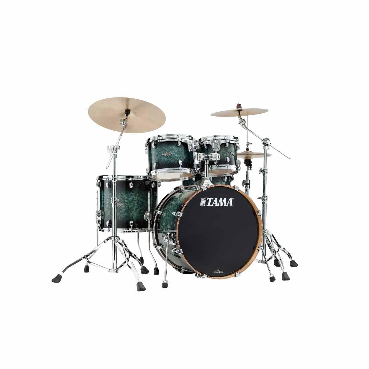TAMA MBS42S-MSL Starclassic Performer 4-pezzi shell pack cassa 22 MOLTEN STEEL BLUE BURST