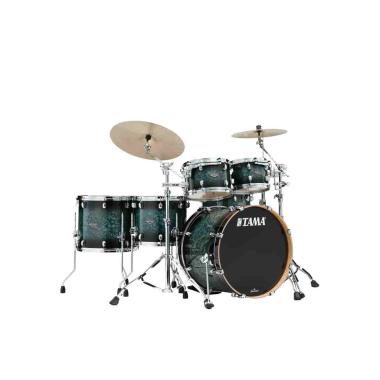 TAMA MBS52RZS-MSL Starclassic Performer 5-pezzi shell pack cassa 22 MOLTEN STEEL BLUE BURST