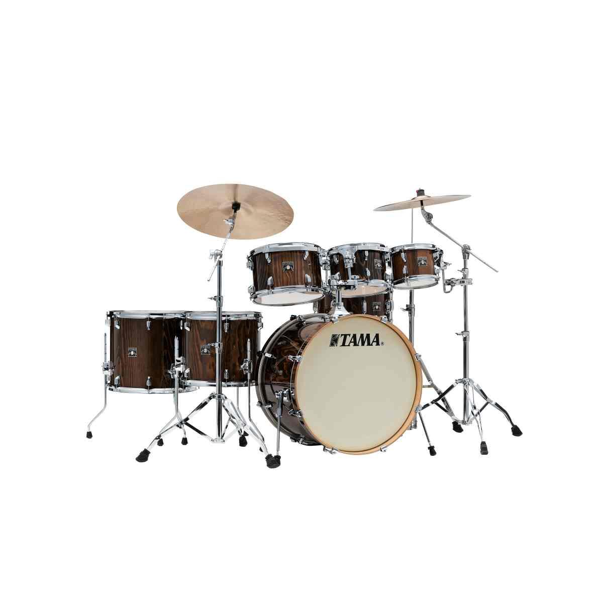 TAMA CL72R+H-PGJP Superstar Classic 7-pezzi kit cassa 22 & hardware pack GLOSS JAVA LACEBARK PINE