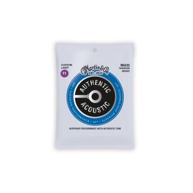 Martin ma535 set di corde per chitarra acustica phosphor bronze 011/52