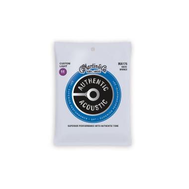 Martin ma175 set di corde per chitarra acustica bronze 011/52
