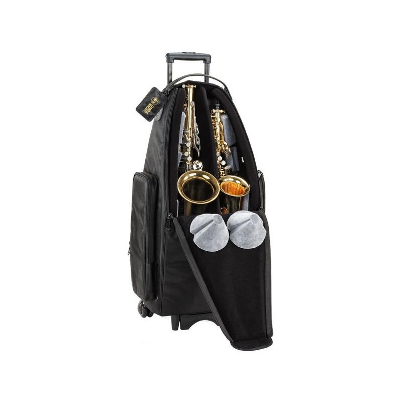 Gard 125-wbfsk ultra trolley per 2 sax ten/ten+alto/ten+soprano