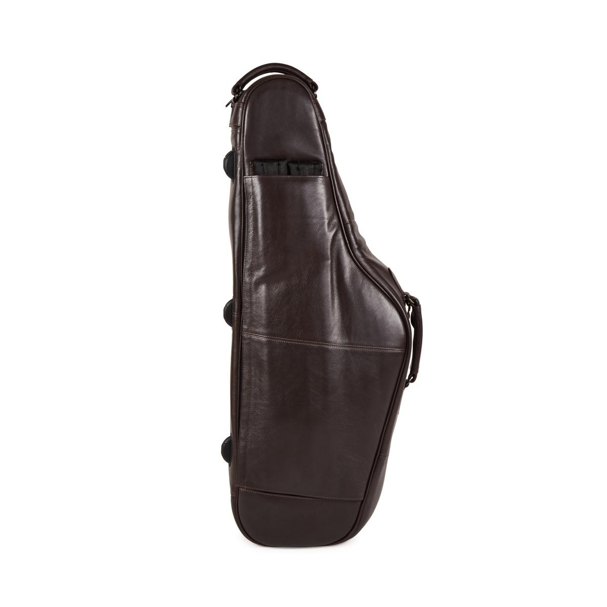 Gard 105c-mldb compact in pelle marrone per sax tenore