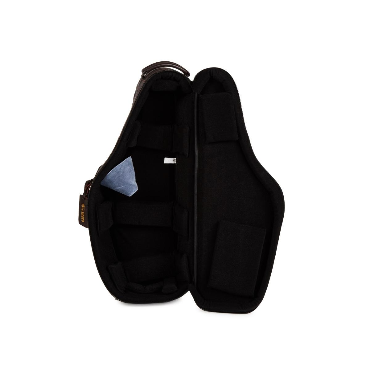 Gard 105c-mldb compact in pelle marrone per sax tenore