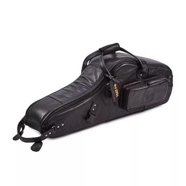 Gard 105c-mlk compact in pelle nera per sax tenore