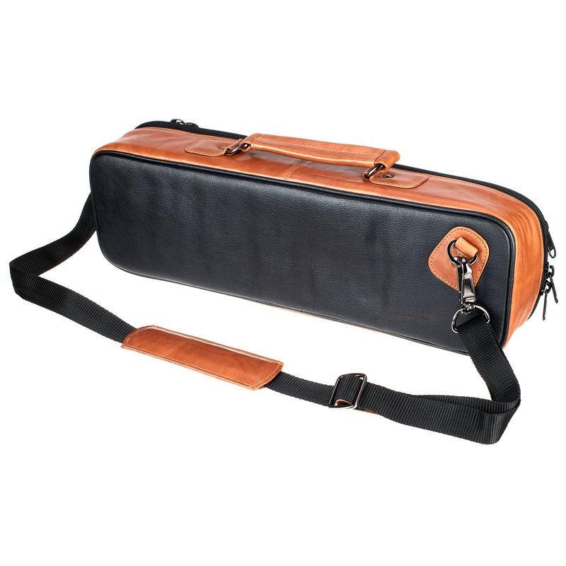 GARD 161-DMLN ULTRA IN PELLE NERA E MAR. FLAUTO TRAVERSO e OTTAVINO