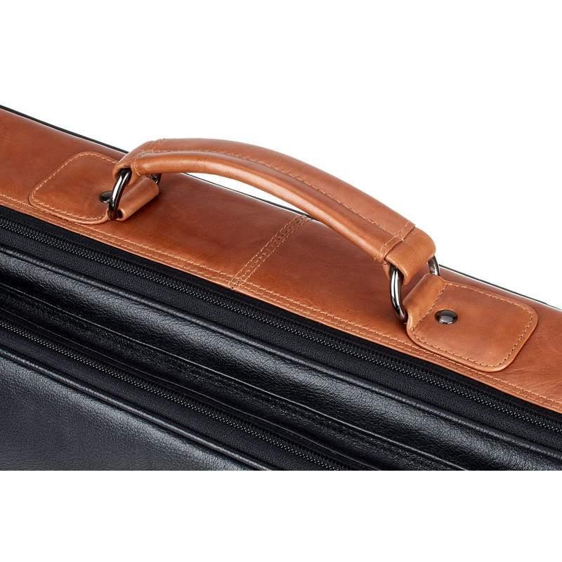 GARD 161-DMLN ULTRA IN PELLE NERA E MAR. FLAUTO TRAVERSO e OTTAVINO