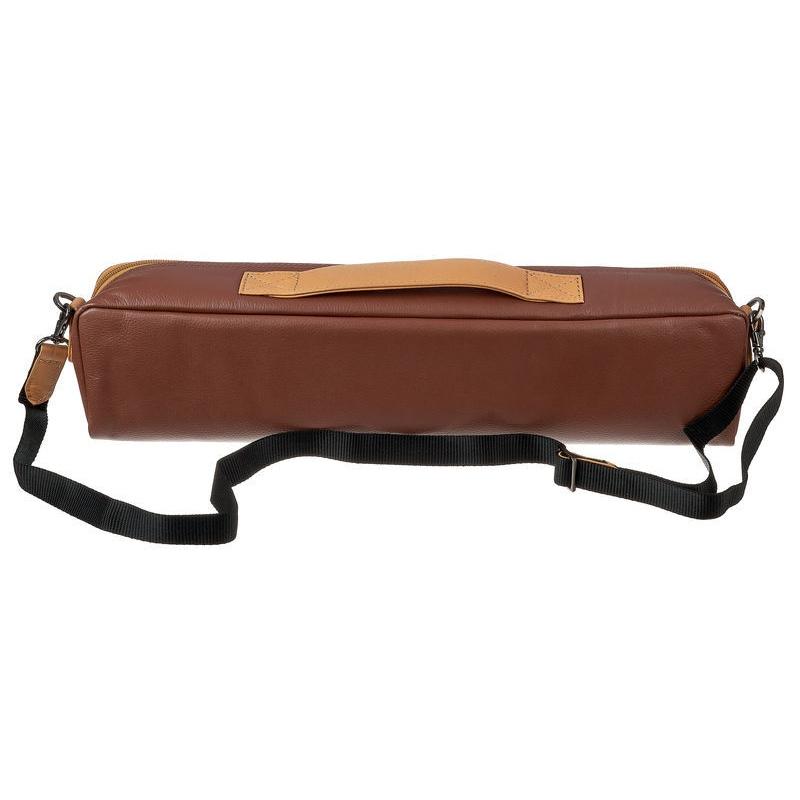 Gard 166-dmlnt ultra copri custodia in pelle marrone per flauto traverso