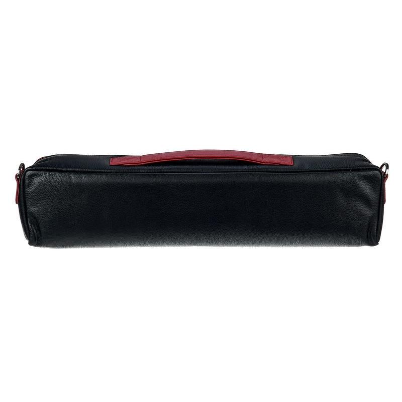 Gard 166-dmlky ultra copri custodia in pelle nera per flauto traverso