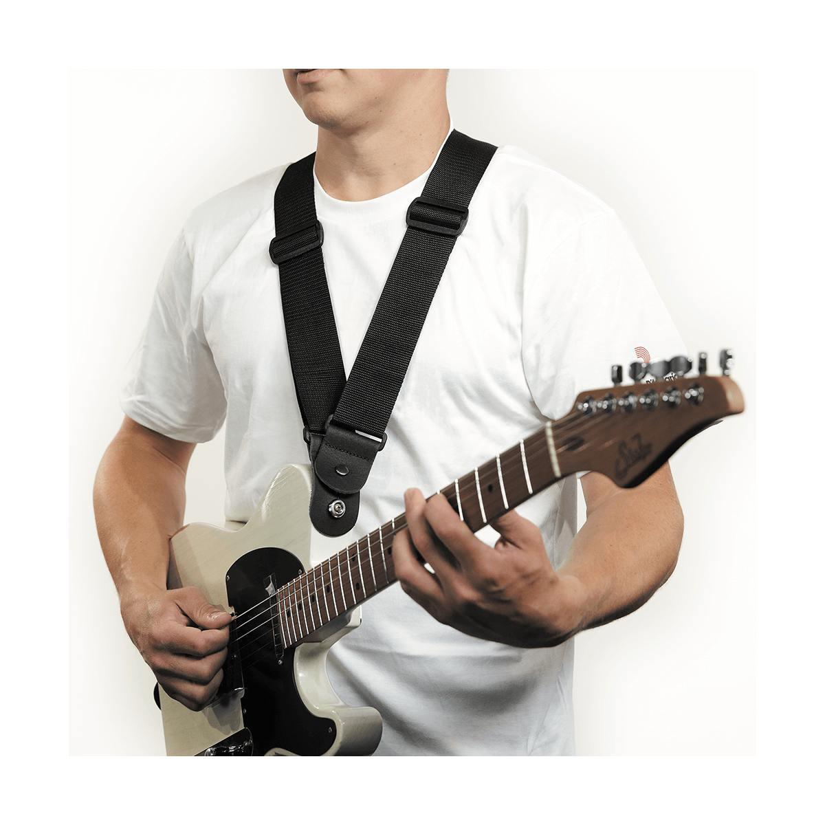 D'addario 50 dare000 tracolla nera per chitarra