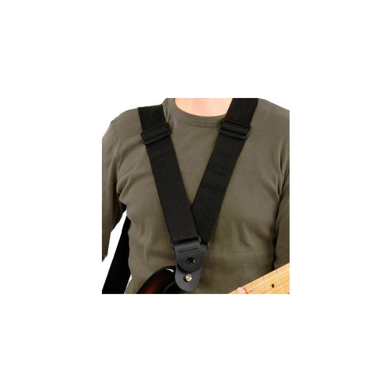 D'addario 50 dare000 tracolla nera per chitarra