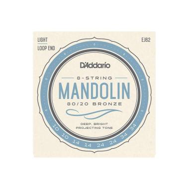 D'addario ej62 muta di corde per mandolino light loop end