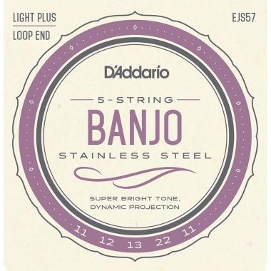D'addario ejs57 muta di corde per banjo medium