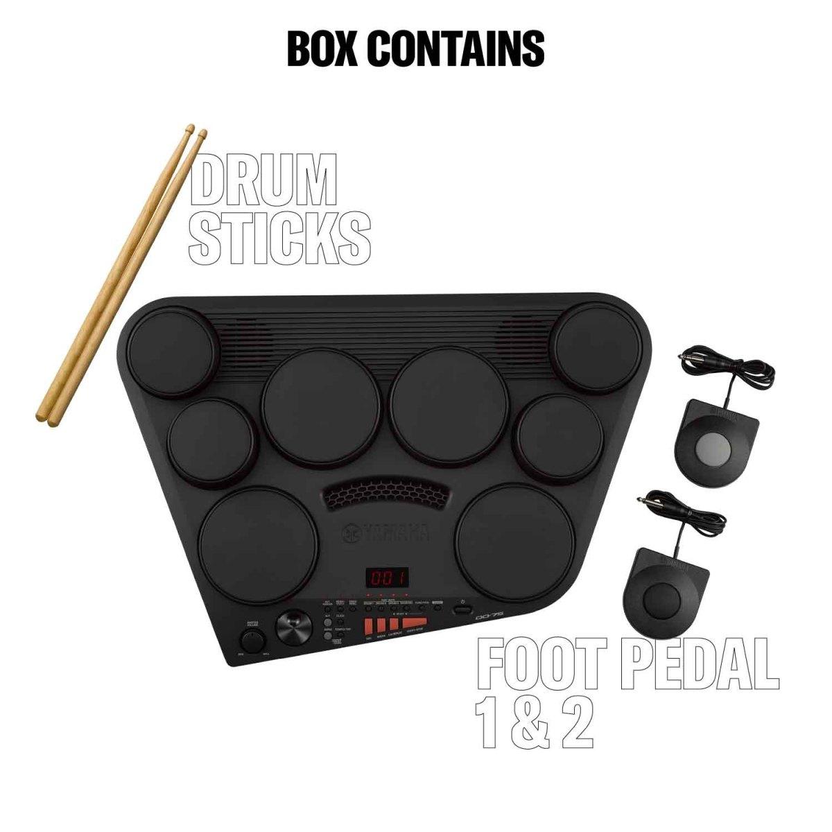 Yamaha dd75 batteria elettronica 8 touch pad