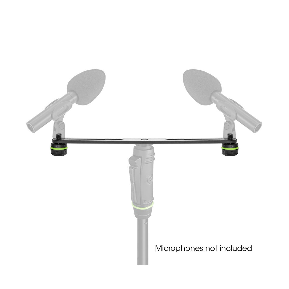 GRAVITY MS STB 02 - Binari stereo per 2 microfoni 60 - 220 mm